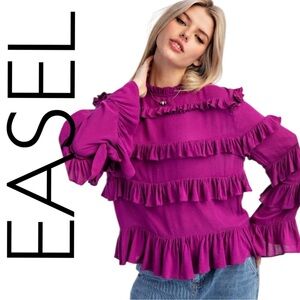 028:  EASEL NWT TOP ORCHID (R2)